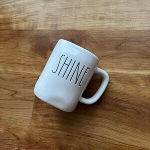 Rae Dunn Shine mug - yellow interior